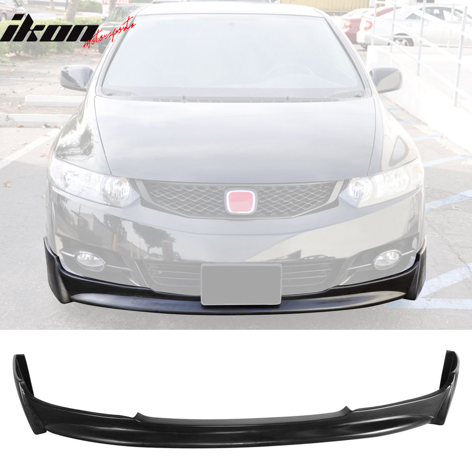 2009-2011 Honda Civic 2 Door P1 Style Unpainted Front Bumper Lip PU