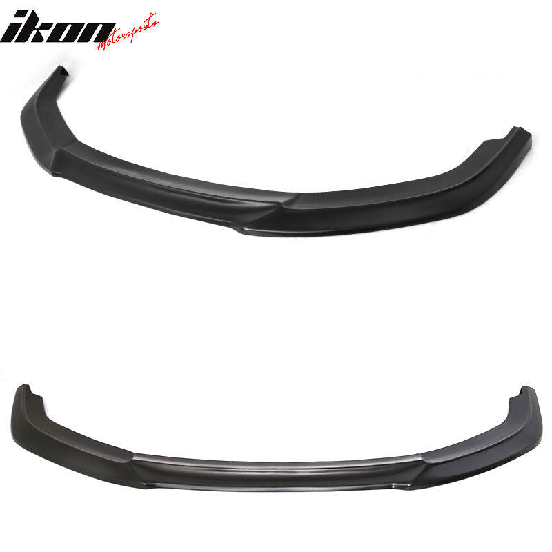 Fits 16-18 Honda Civic Coupe Sedan IKON GT Style Front Bumper Lip +  Side Caps