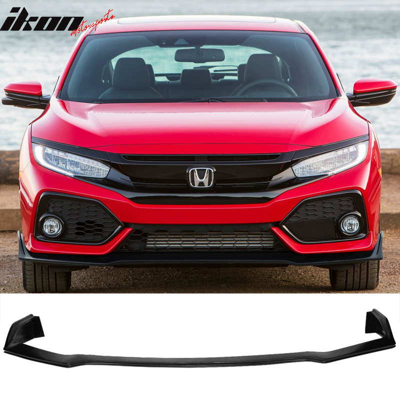 2017-2021 Honda Civic Si 5DR Type R Style Unpainted Front Bumper Lip