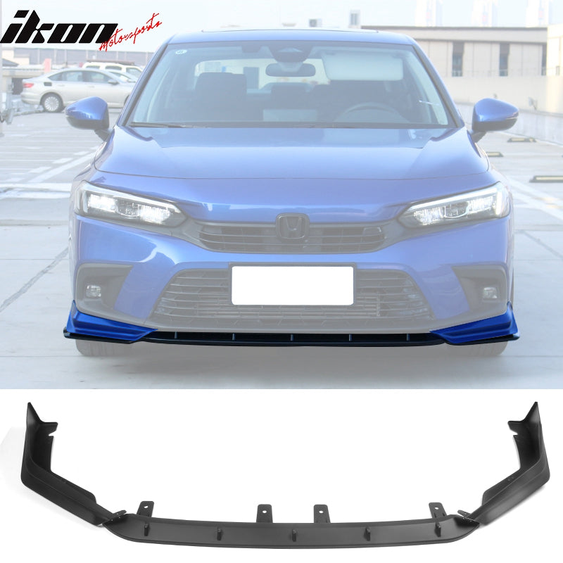 Fits 22-24 Honda Civic 11th Gen IKON PP Front Bumper Lip Spoiler