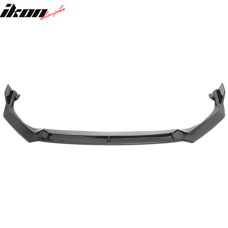 2025-2026 Honda Civic IKON V2 Carbon Fiber Print Front Bumper Lip PP