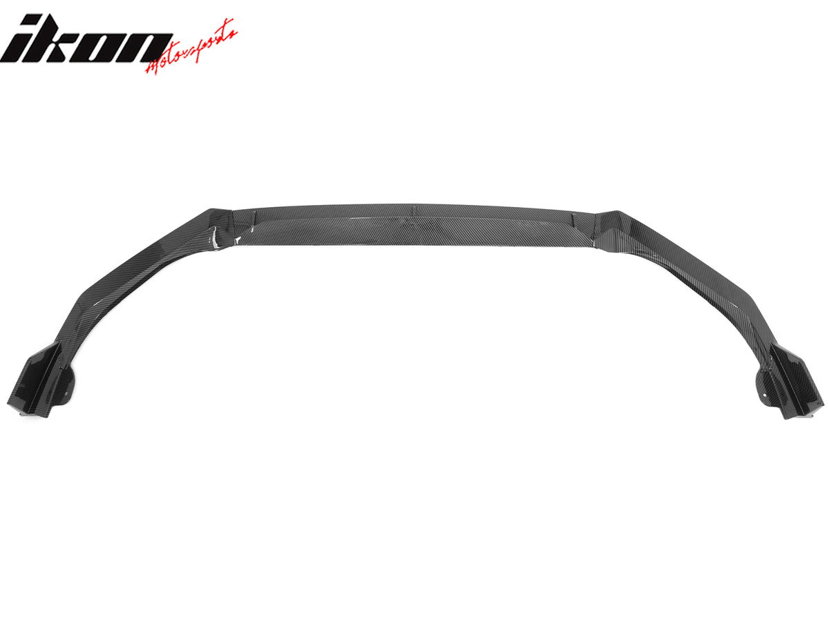 Fits 25-26 Honda Civic IKON V2 Front Bumper Lip Spoiler Chin Carbon Fiber Print