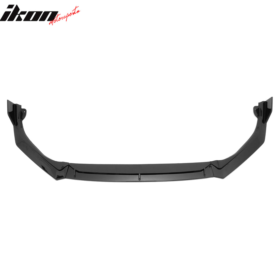 2025-2026 Honda Civic IKON V2 Style Gloss Black Front Bumper Lip PP