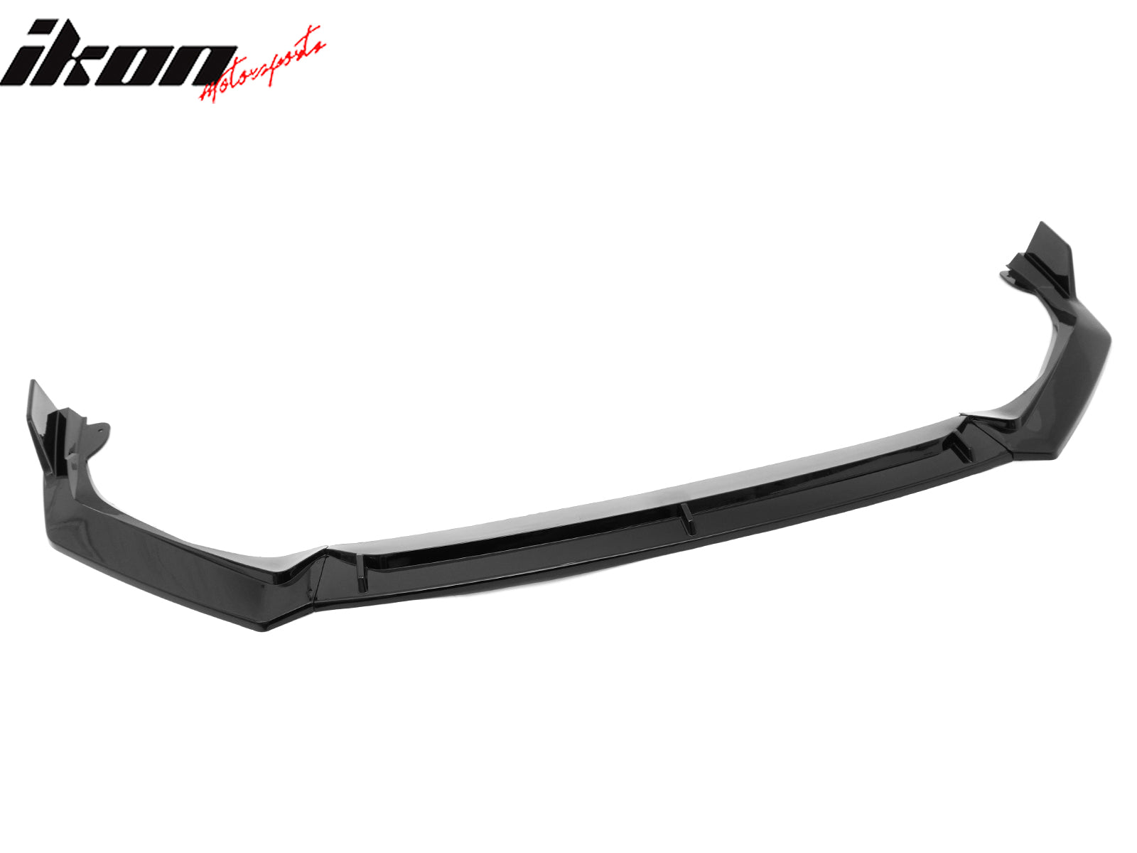 Fits 25-26 Honda Civic IKON V2 Style Front Bumper Lip Spoiler Chin Gloss Black