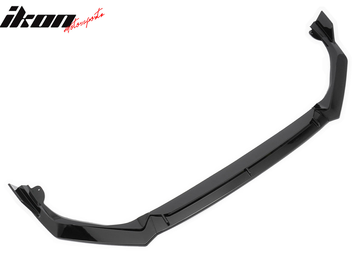Fits 25-26 Honda Civic IKON V2 Style Front Bumper Lip Spoiler Chin Gloss Black