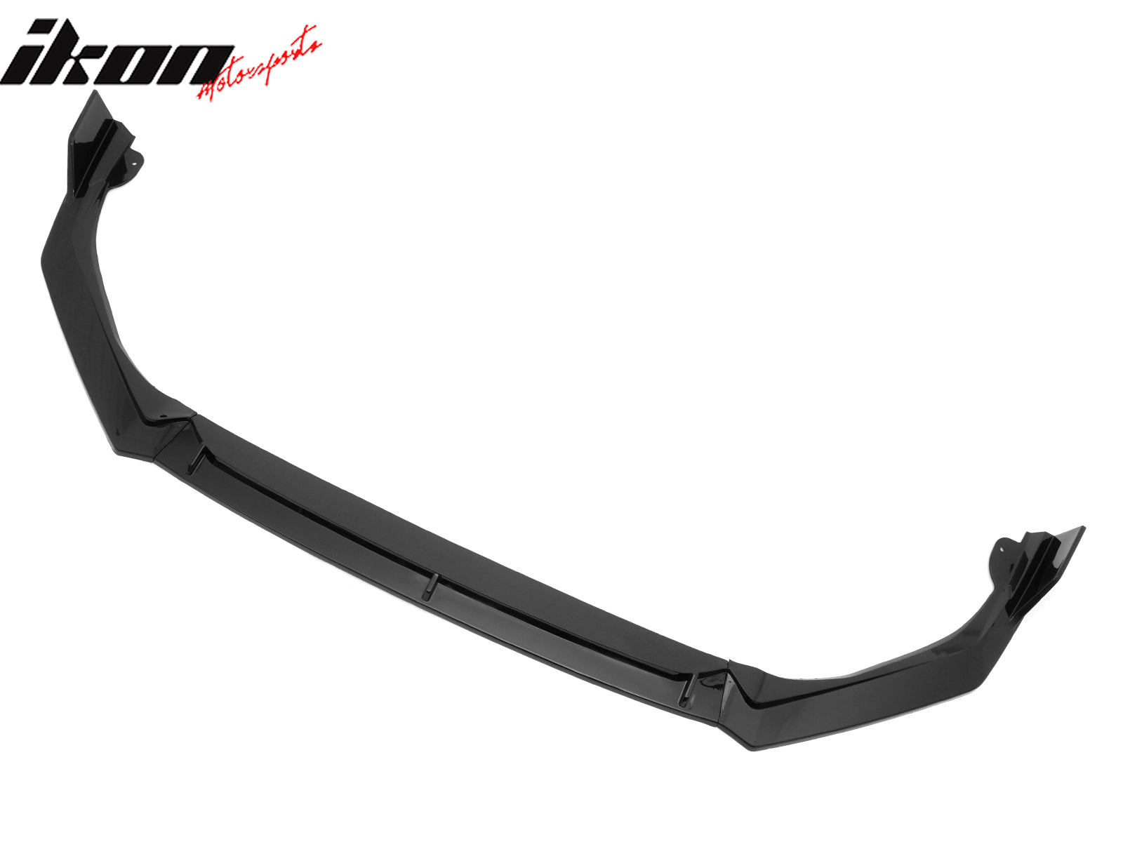Fits 25-26 Honda Civic IKON V2 Style Front Bumper Lip Spoiler Chin Gloss Black