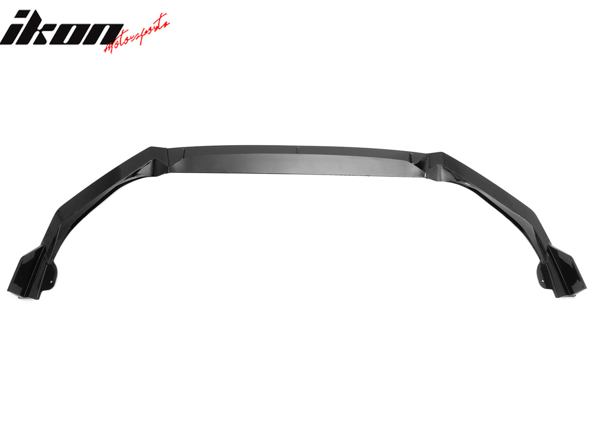 Fits 25-26 Honda Civic IKON V2 Style Front Bumper Lip Spoiler Chin Gloss Black