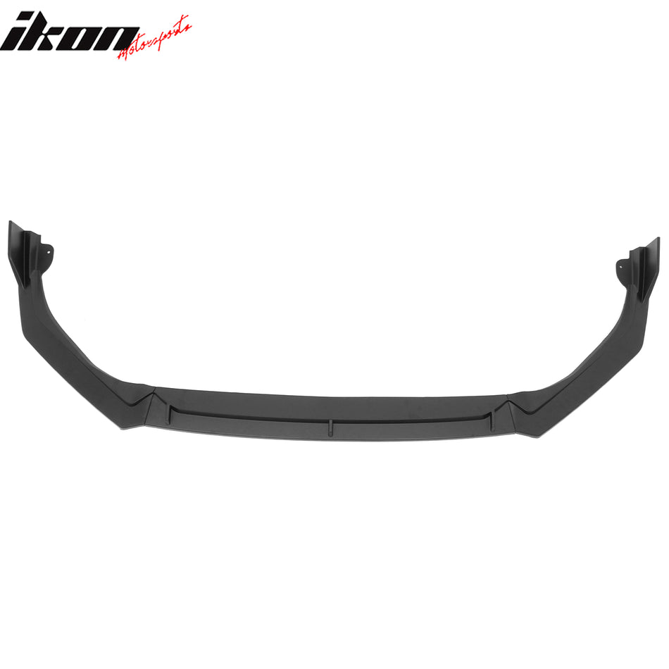 2025-2026 Honda Civic IKON V2 Style Matte Black Front Bumper Lip PP
