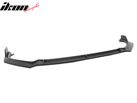Fits 25-26 Honda Civic IKON V2 Style Front Bumper Lip Spoiler Chin Matte Black