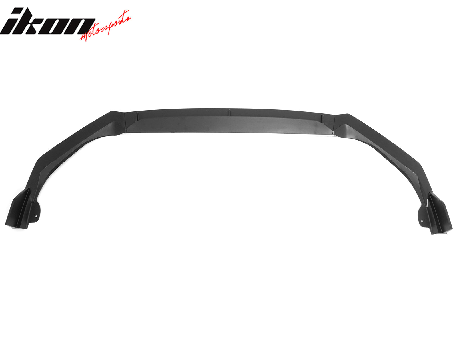 Fits 25-26 Honda Civic IKON V2 Style Front Bumper Lip Spoiler Chin Matte Black