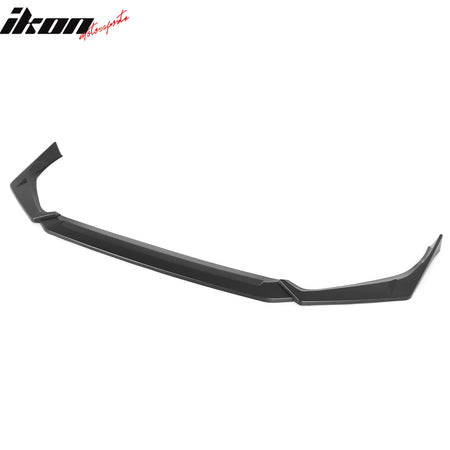 Fits 25-26 Honda Civic IKON Style Front Bumper Lip Chin PP Unpainted Black 3PCS