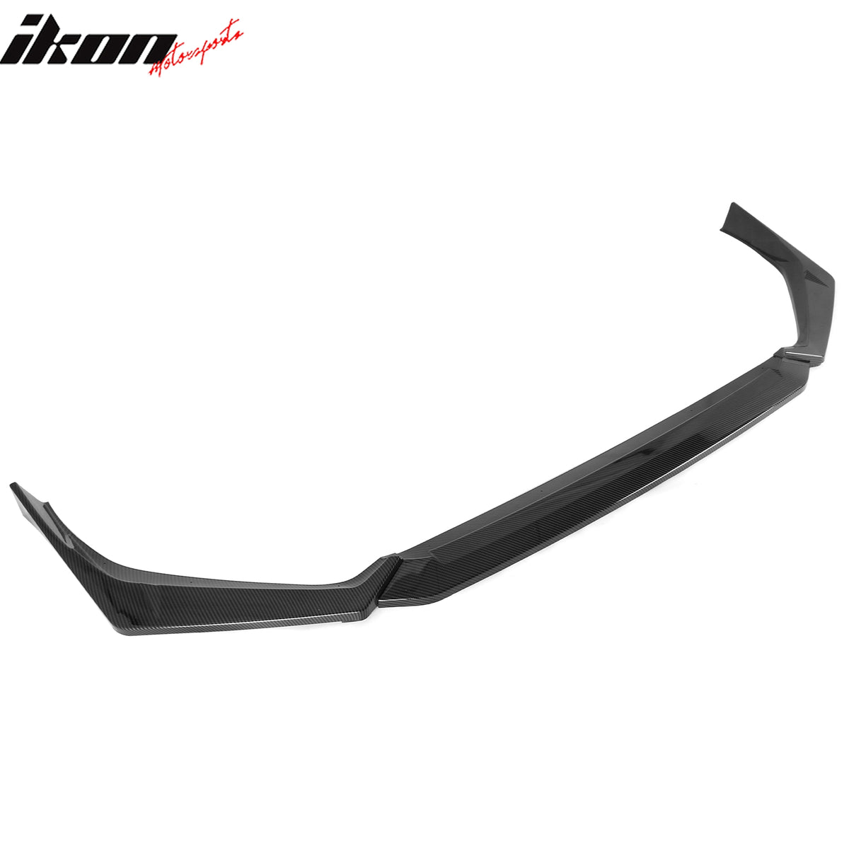 Fits 25-26 Honda Civic IKON Style Front Bumper Lip PP Carbon Fiber Print 3PCS
