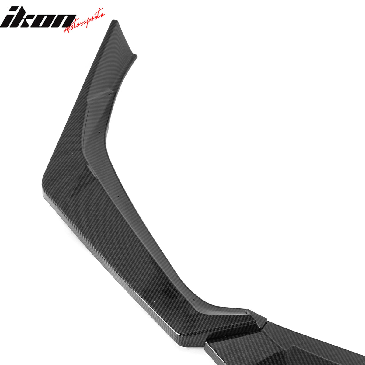 Fits 25-26 Honda Civic IKON Style Front Bumper Lip PP Carbon Fiber Print 3PCS
