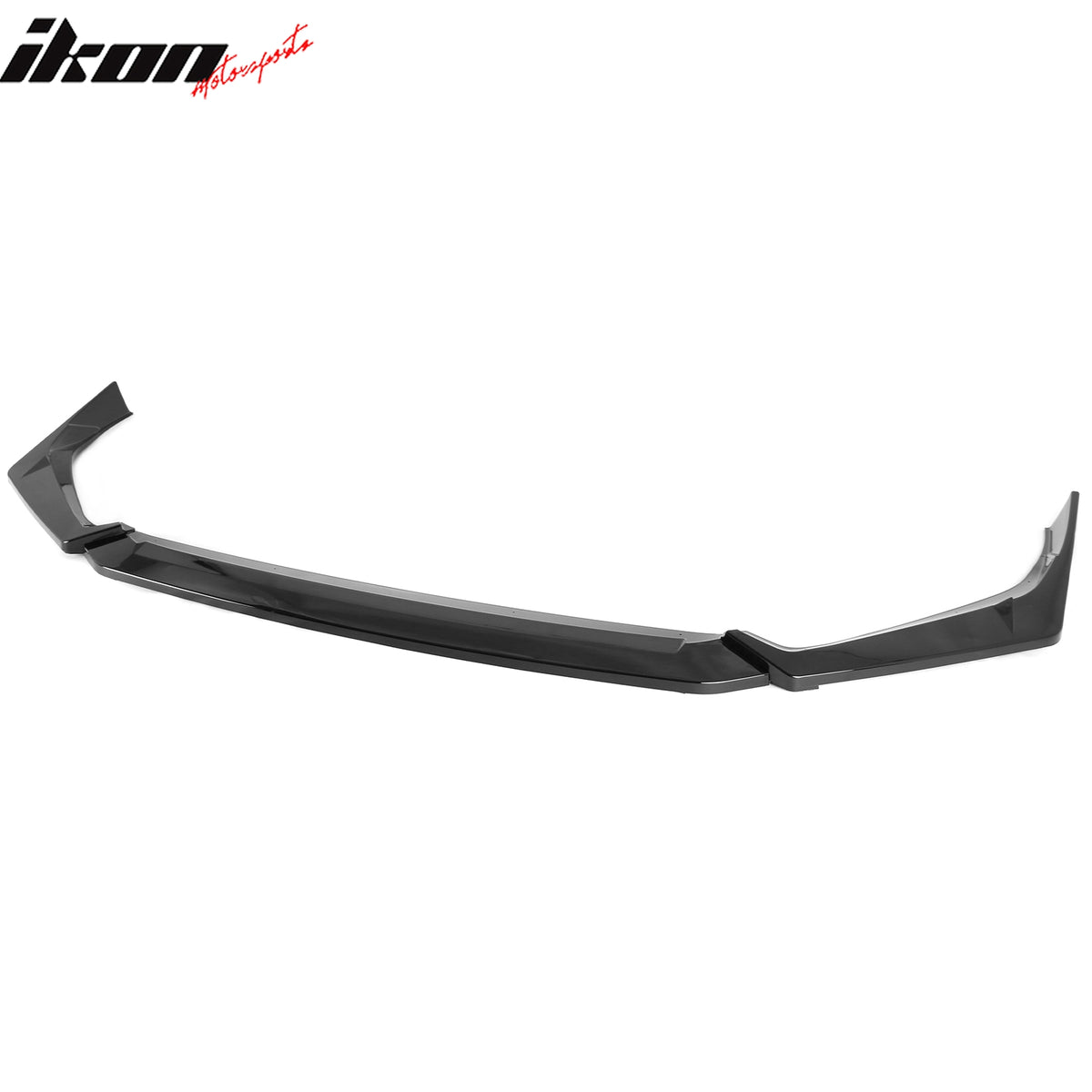Fits 25-26 Honda Civic IKON Style Front Bumper Lip Spoiler PP Gloss Black 3PCS