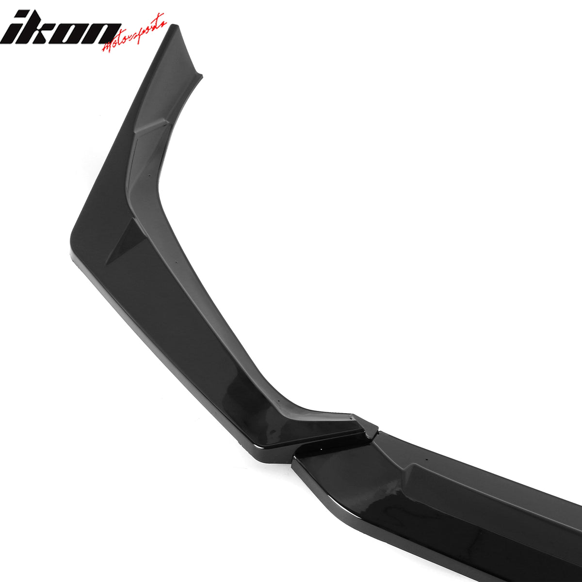 Fits 25-26 Honda Civic IKON Style Front Bumper Lip Spoiler PP Gloss Black 3PCS