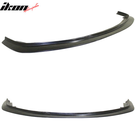 Front Bumper Lip Compatible With 1992-1995 Honda Civic, DP Style Black PU Front Lip Finisher Under Chin Spoiler Add On by IKON MOTORSPORTS, 1993 1994