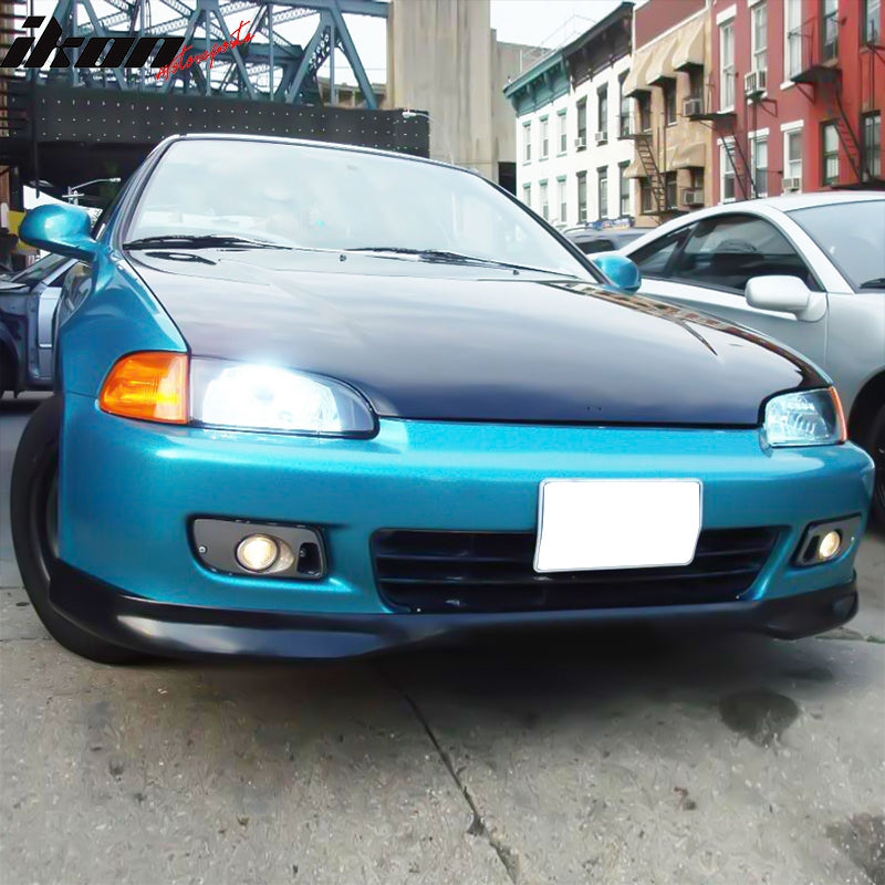 1992-1995 Honda Civic Type-R Front Bumper Lip Spoiler PU