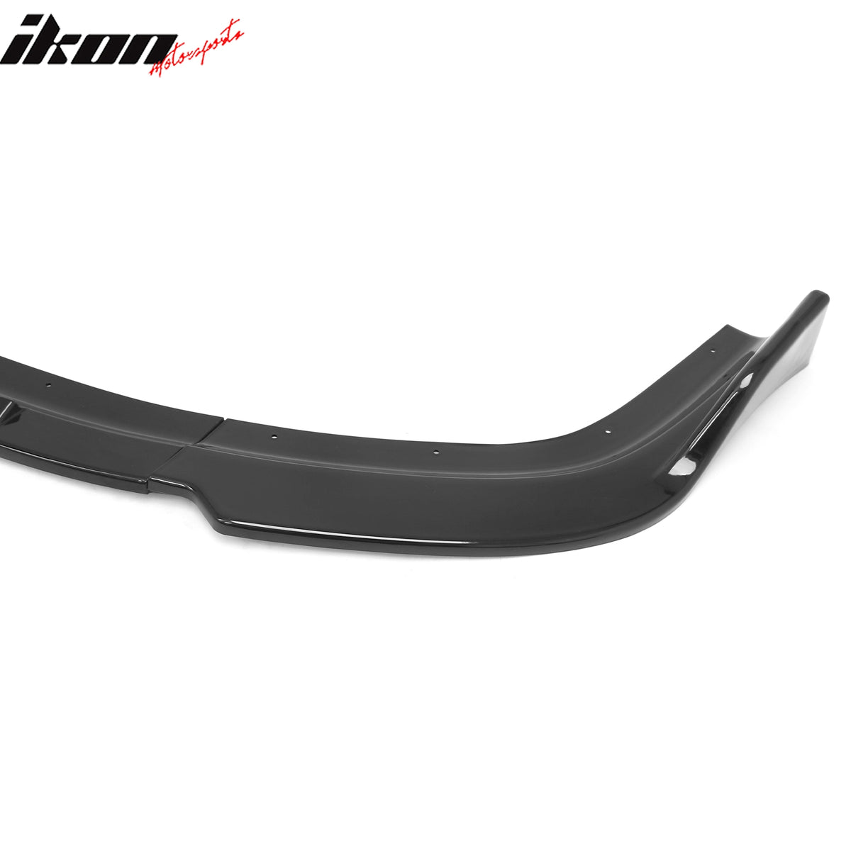 Fits 96-98 Honda Civic IKON Style Front Bumper Lip Spoiler Gloss Black PP 3PCS