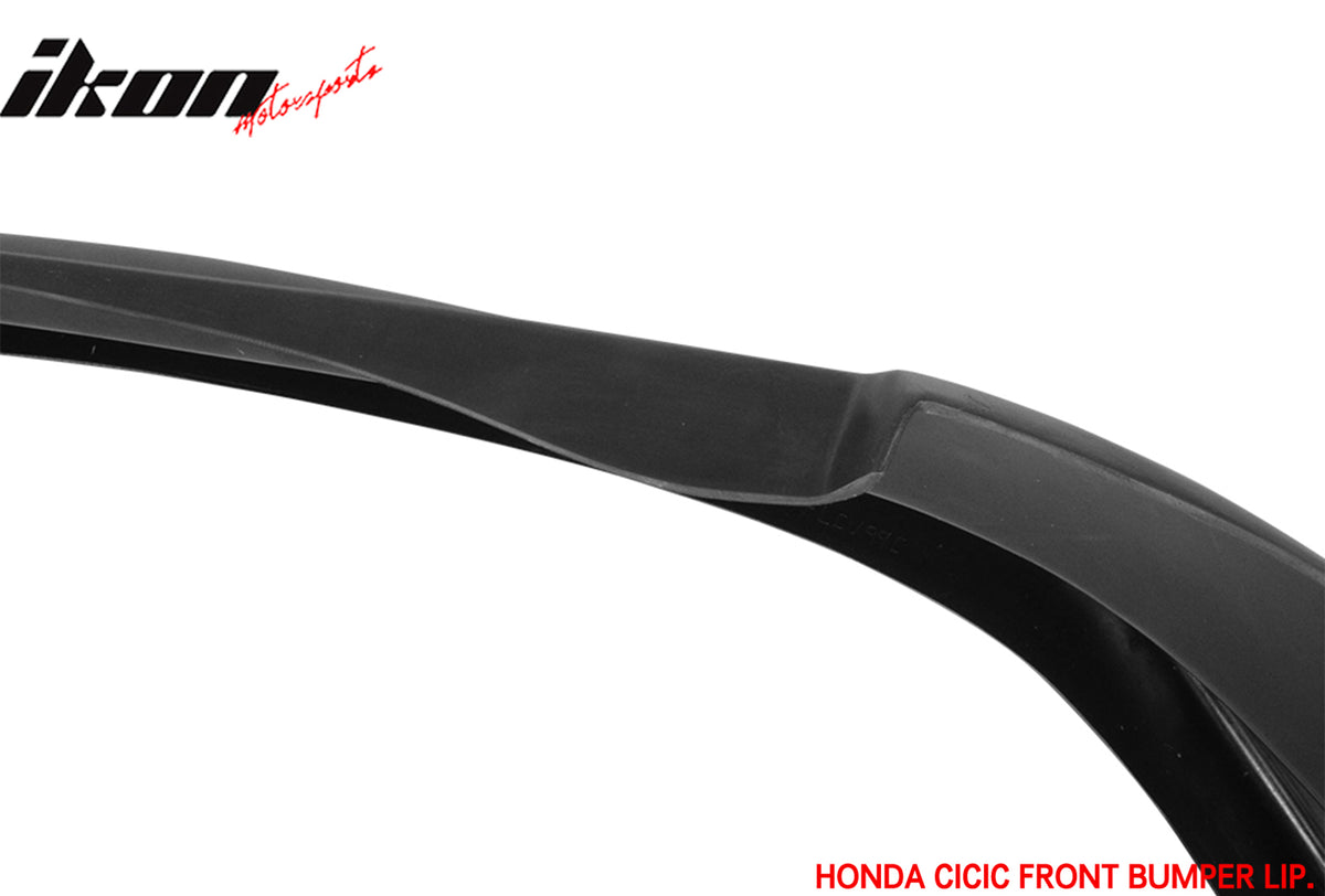 For 99-00 Honda Civic EK CS Style Front Bumper Lip Spoiler Splitter Unpainted PU