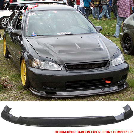 Fits 99-00 Honda Civic Front Bumper Lip Spoiler Splitter