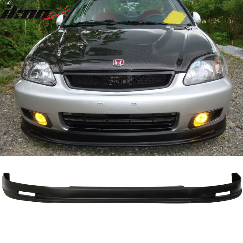 1999-2000 Honda Civic EK Unpainted Front Lip Splitter Spoiler PP