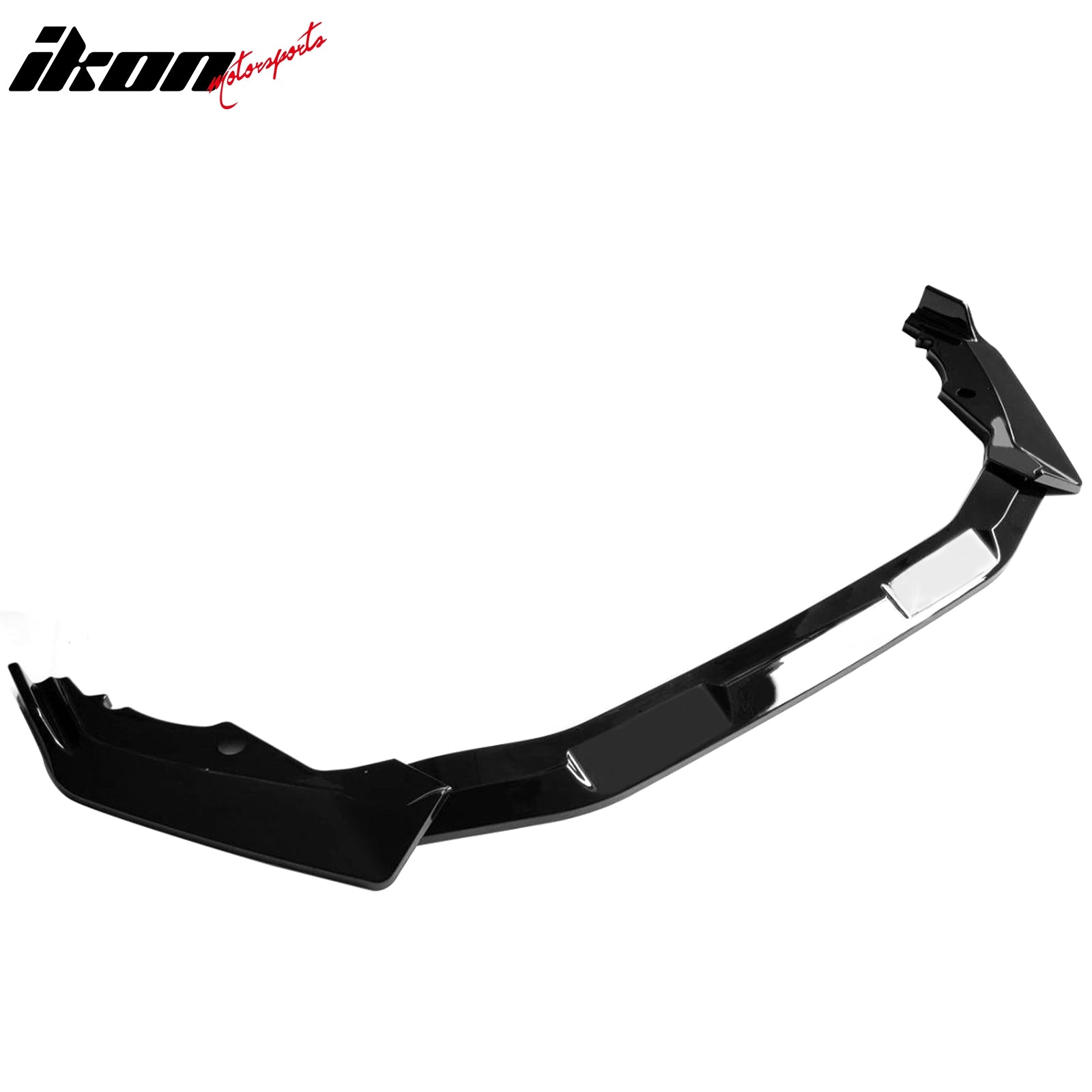 Fits 20-22 Honda CR-V IKON Style Front Bumper Lip Chin Spoiler Gloss Black 3PCS