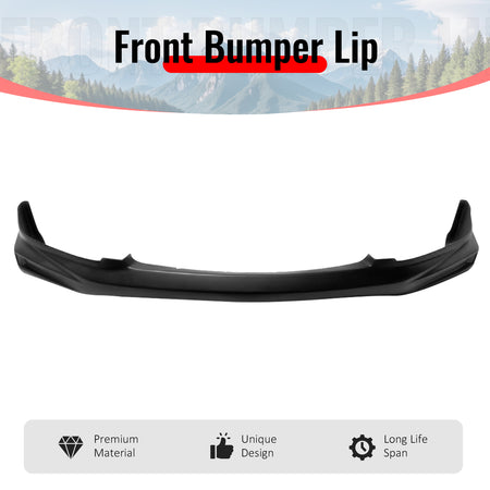 Fits 08-10 Honda Accord Sedan Mugen Style Front Bumper Lip Spoiler PU Unpainted