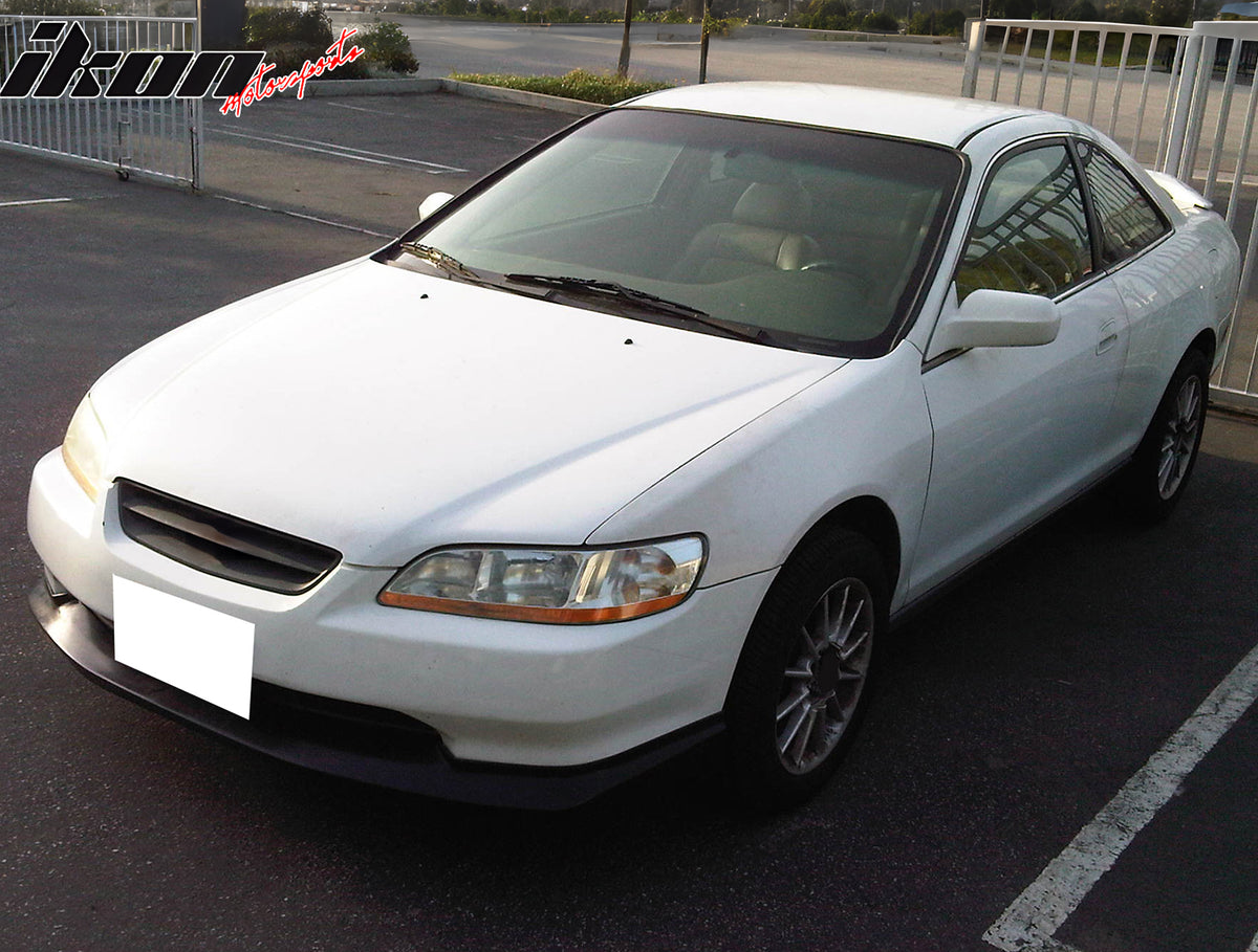 Fits 98-00 Honda Accord Coupe Sport Style Front Bumper Lip Bottom Spoiler PU