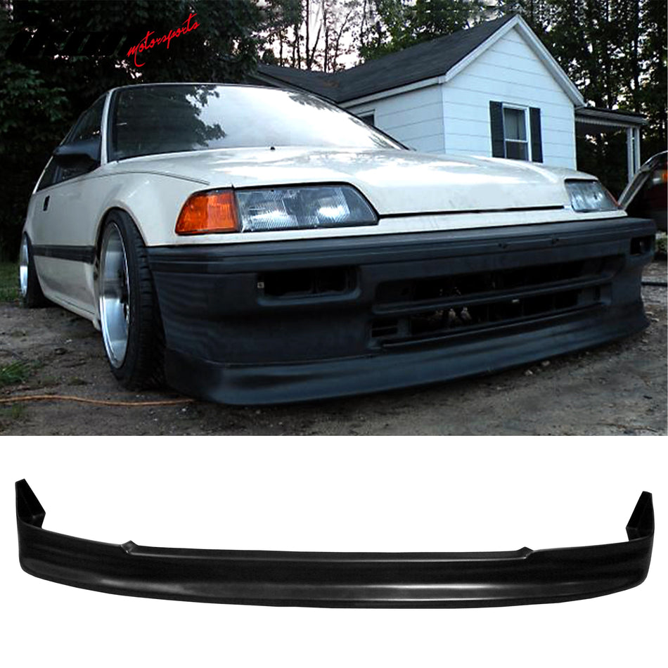 1988-1991 Honda Civic CS Style Unpainted Front Bumper Lip Spoiler PU