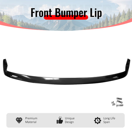 Fits 92-95 Honda Civic 2-Door BYS Style Front Bumper Lip Spoiler PU Unpainted