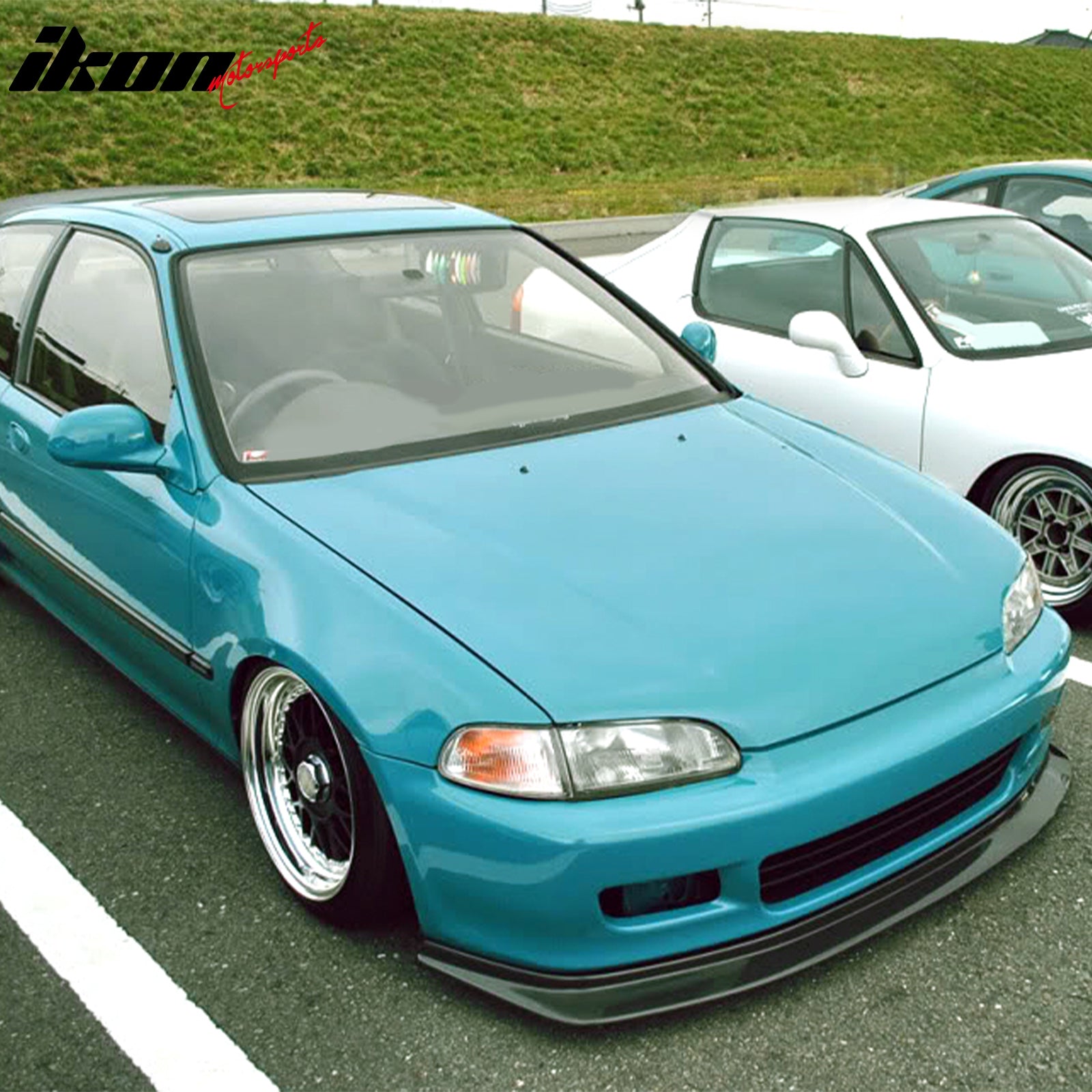 Fits 92-95 Honda Civic 2Dr DP Style Front Bumper Lip Spoiler Chin PU Unpainted