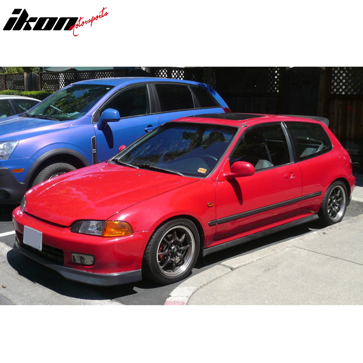 Fits 92-95 Honda Civic 2Dr Type R TR Style Front Bumper Lip Spoiler PU Unpainted
