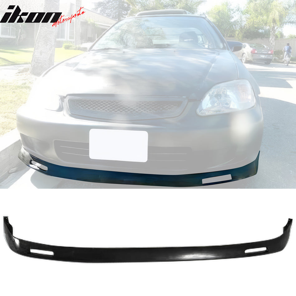 1996-1998 Honda Civic Front Bumper Lip Lower Spoiler PU Backyard Style