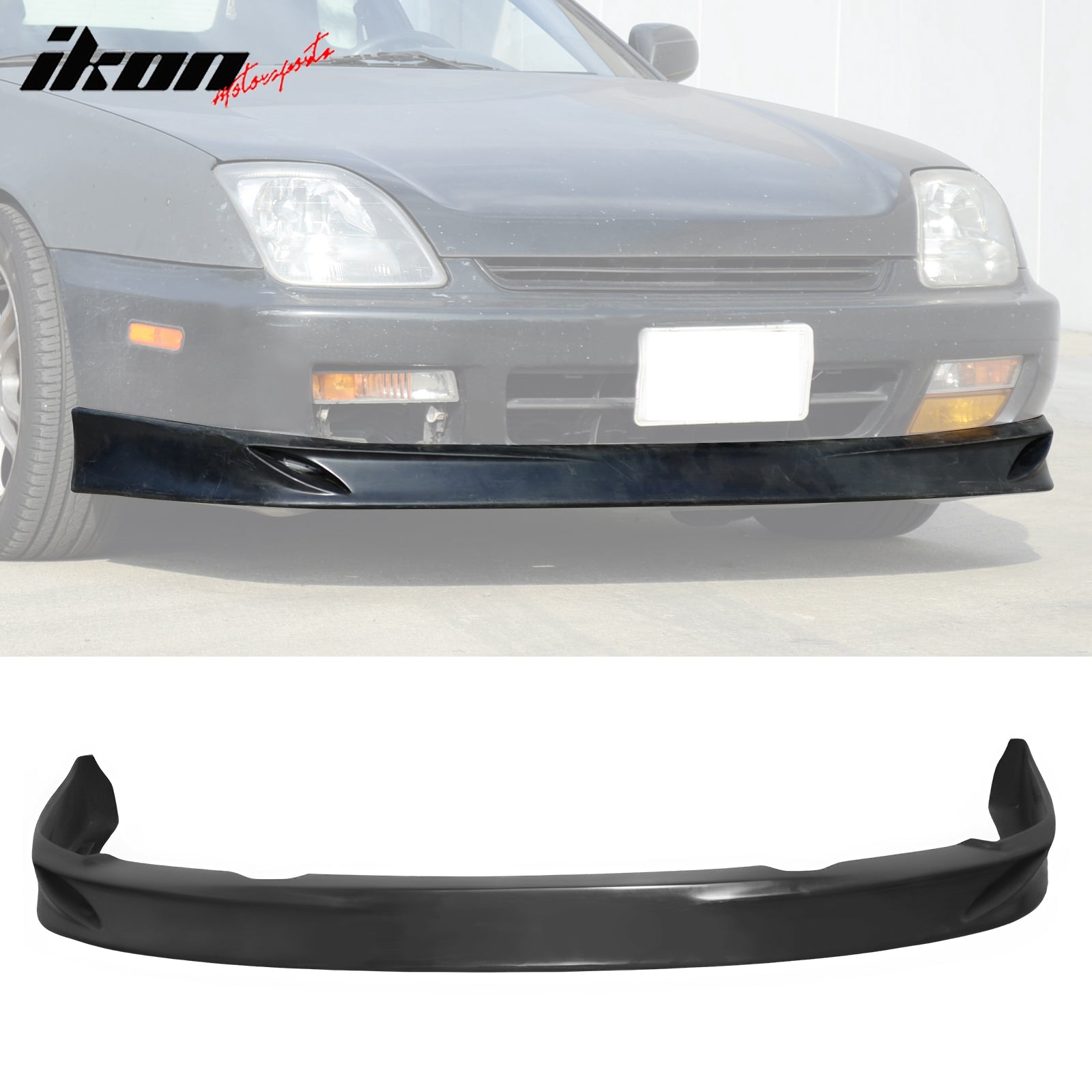 1997-2001 Honda Prelude Front Bumper Lip Unpainted PU IKON Spoiler