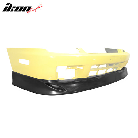 Fits 97-01 Honda Prelude Front Bumper Lip Unpainted PU IKON Spoiler Splitter