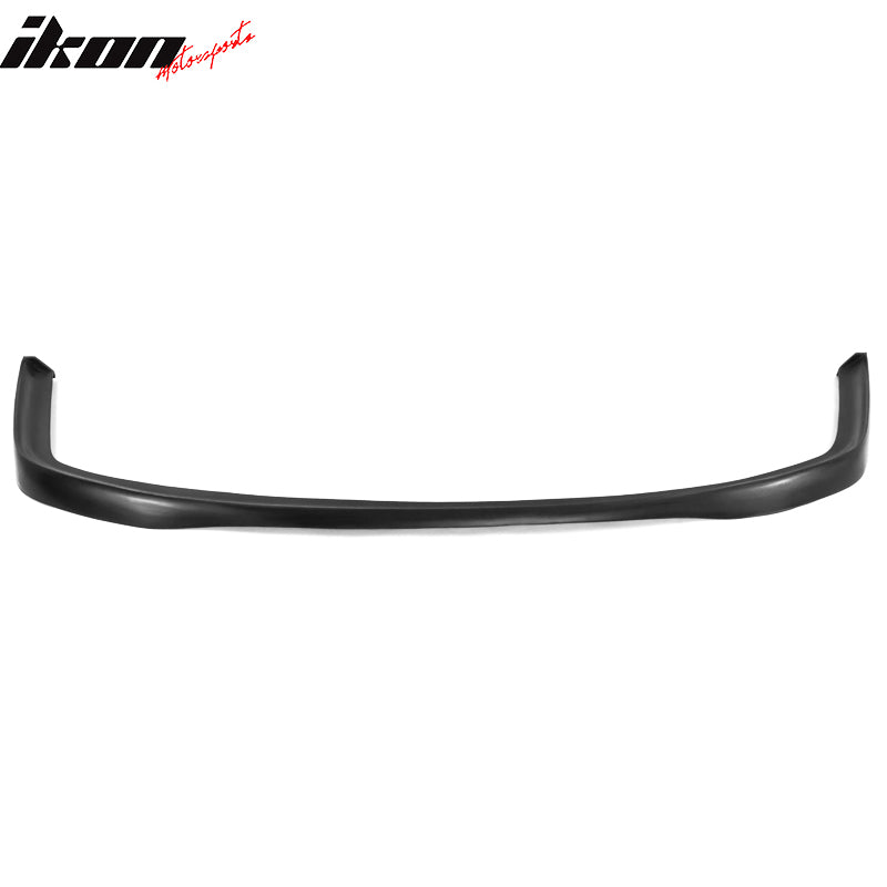 Front Bumper Lip Compatible With 1988-1991 Honda CRX USDM, JDM Style PU Black Front Lip Spoiler Splitter Air Dam Chin Diffuser Add on by IKON MOTORSPORTS, 1989 1990