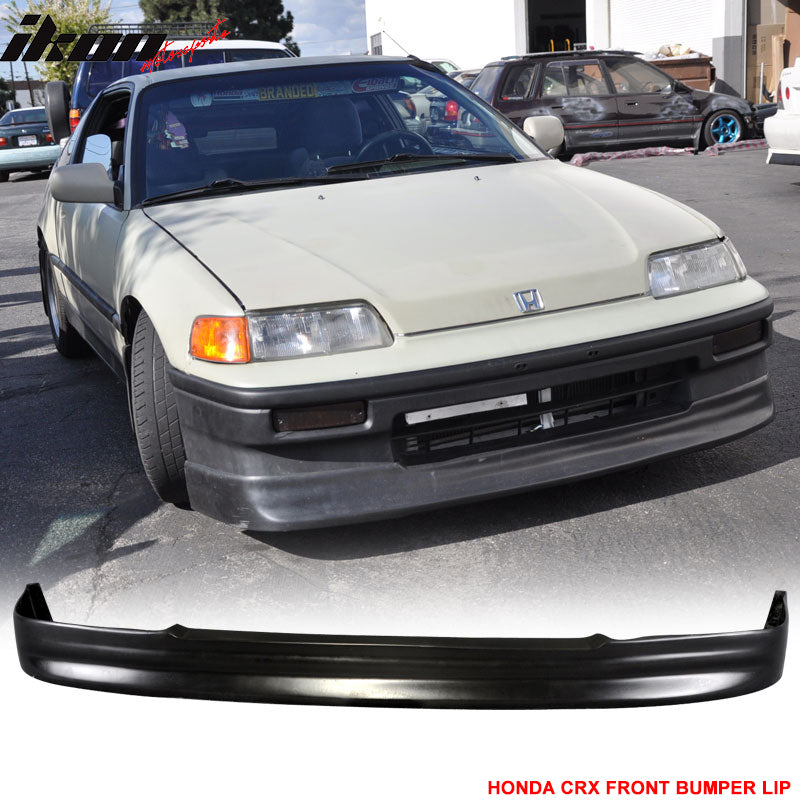 1988-1991 Honda CRX CS Style Unpainted Front Bumper Lip Spoiler PU