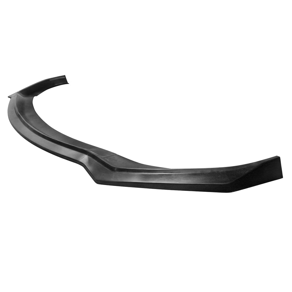 IKON MOTORSPORTS Front Bumper Lip, Compatible with 2019-2020 Hyundai Elantra All Models, IKON Style Unpainted Black PU Polyurethane Add-on Air Dam Chin Spoiler Protector Splitter 3PCS