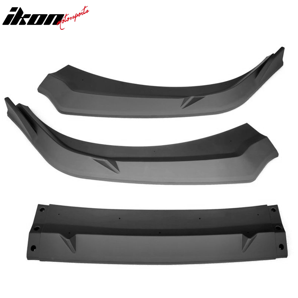 Fits 24-26 Hyundai Elantra Sedan IKON Front Bumper Lip Chin Spoiler Matte Black