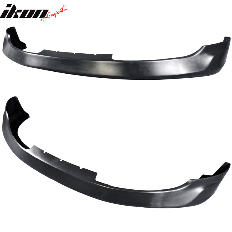 Front Bumper Lip Compatible With 2010-2012 Hyundai Genesis Coupe 2Dr All Models MS Style Unpainted Black Spoiler Splitter Valance Fascia Cover Guard Protection Conversion by IKON MOTORSPORTS, 2011