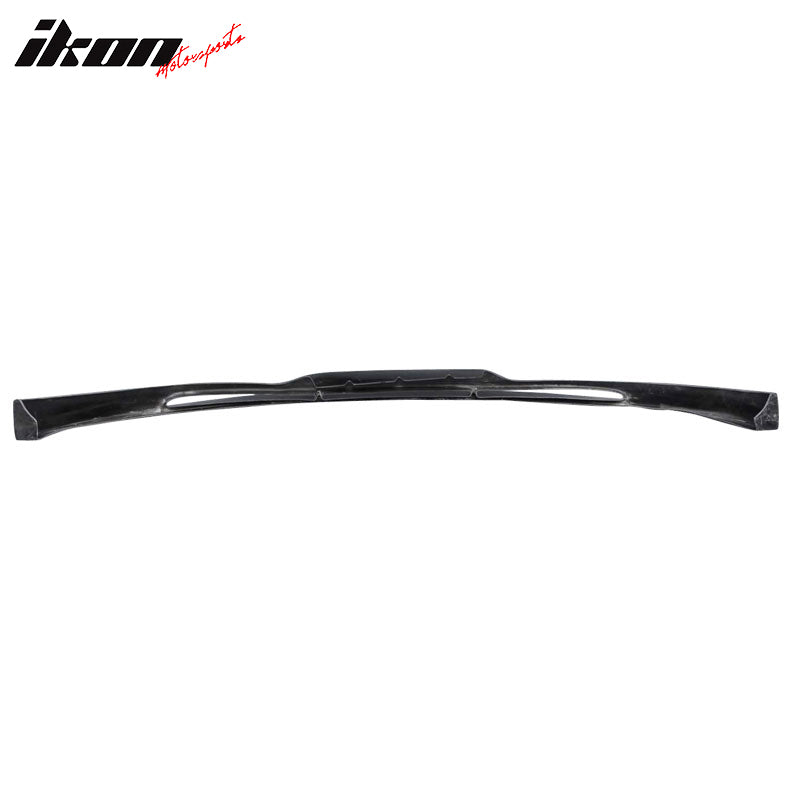 Fits 10-12 Hyundai Genesis S1 Style Front Bumper Lip Spoiler Unpainted Black PU