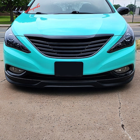 Fits 11-14 Hyundai Sonata IX Style Unpainted Front Bumper Lip Chin Spoiler - PU