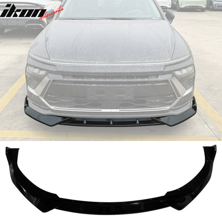Fits 24-25 Hyundai Sonata IKON V1 3PCS Front Bumper Lip PP