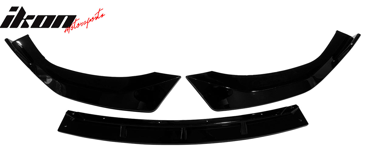 Fits 24-25 Hyundai Sonata IKON V1 3PCS Front Bumper Lip PP