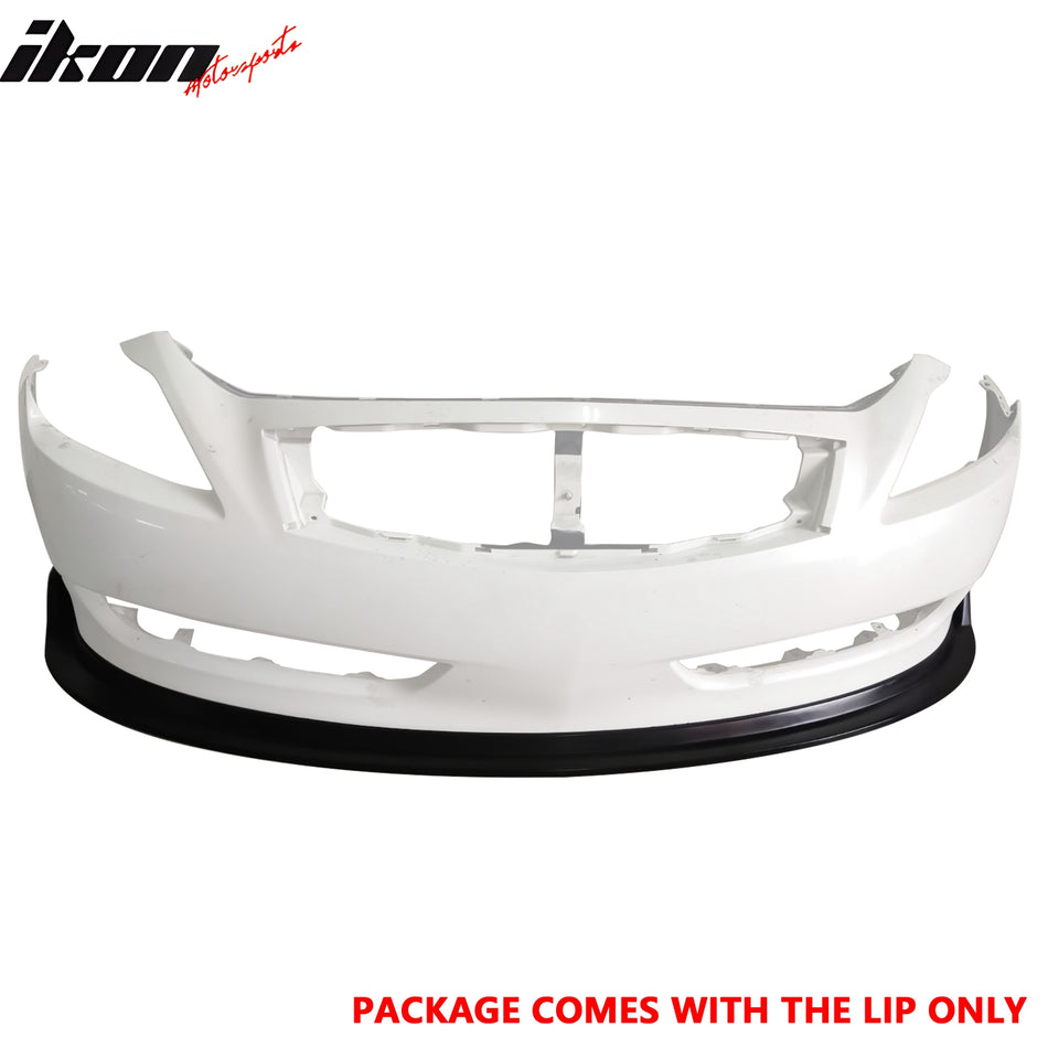 2007-2009 Infiniti G37 Coupe MDA V2 Style Front Bumper Lip Splitter PU