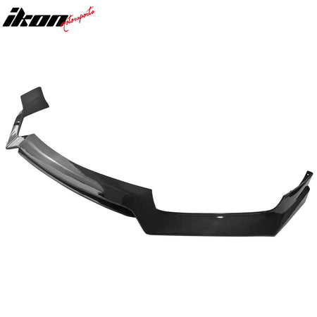 Fits 17-22 INFINITI Q60 V37 RS JDM Style Front Bumper Lip Chin Gloss Black 3PCS