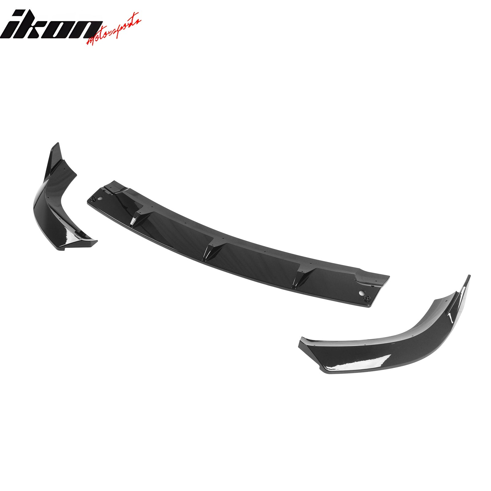 Fits 17-21 Grand Cherokee SRT IKON V2 Front Bumper Lip Chin Spoiler Gloss Black