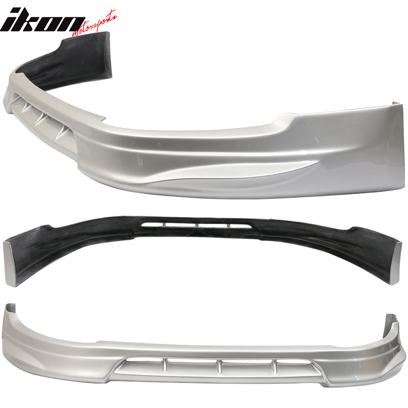 Pre-painted Front Bumper Lip Compatible With 2010-2013 Kia Optima SX, DS Style PU Painted Front Lip Spoiler Splitter by IKON MOTORSPORTS, 2011 2012