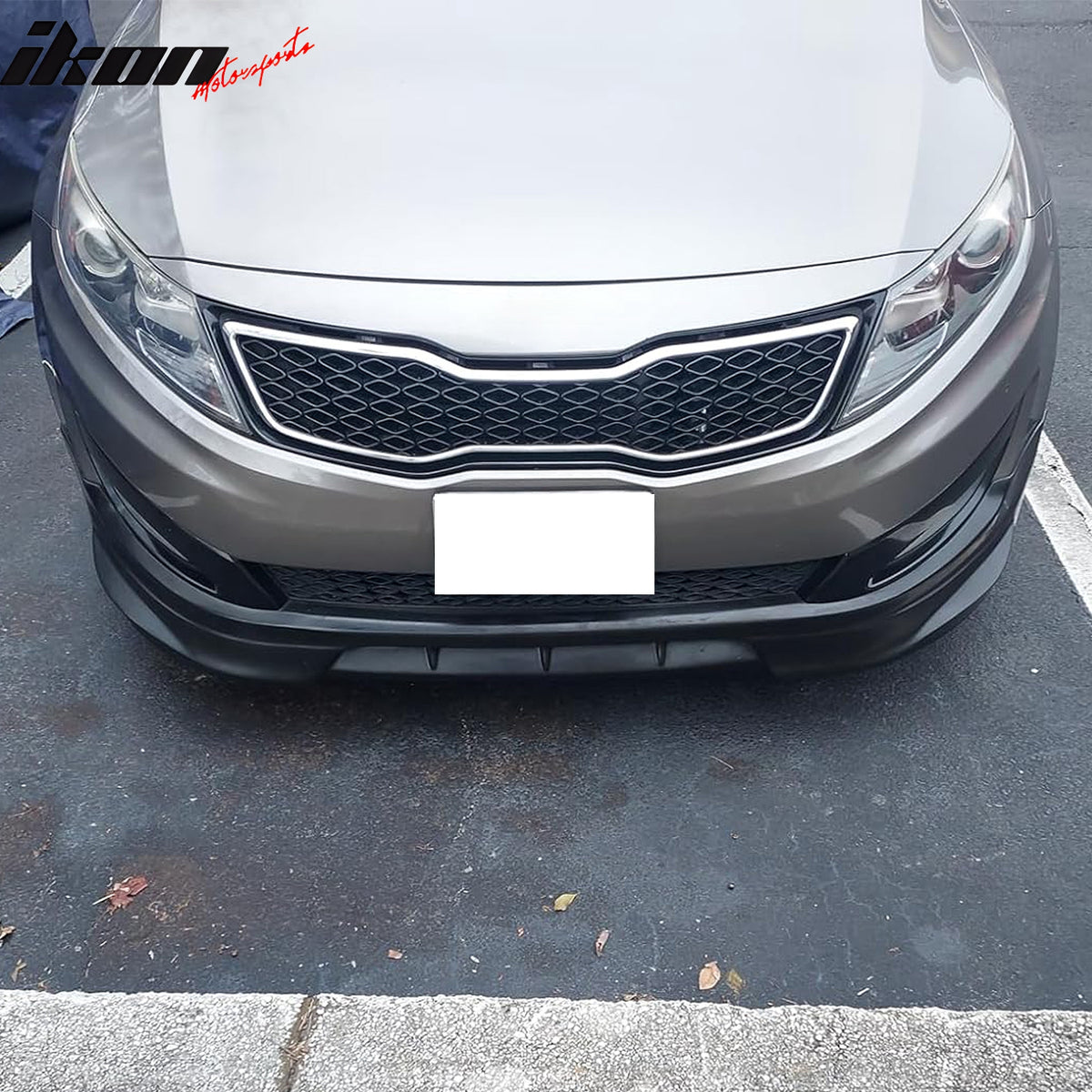 Fits 10-13 Kia Optima K5 DS Style Front Bumper Lip Spoiler Splitter Unpainted PU