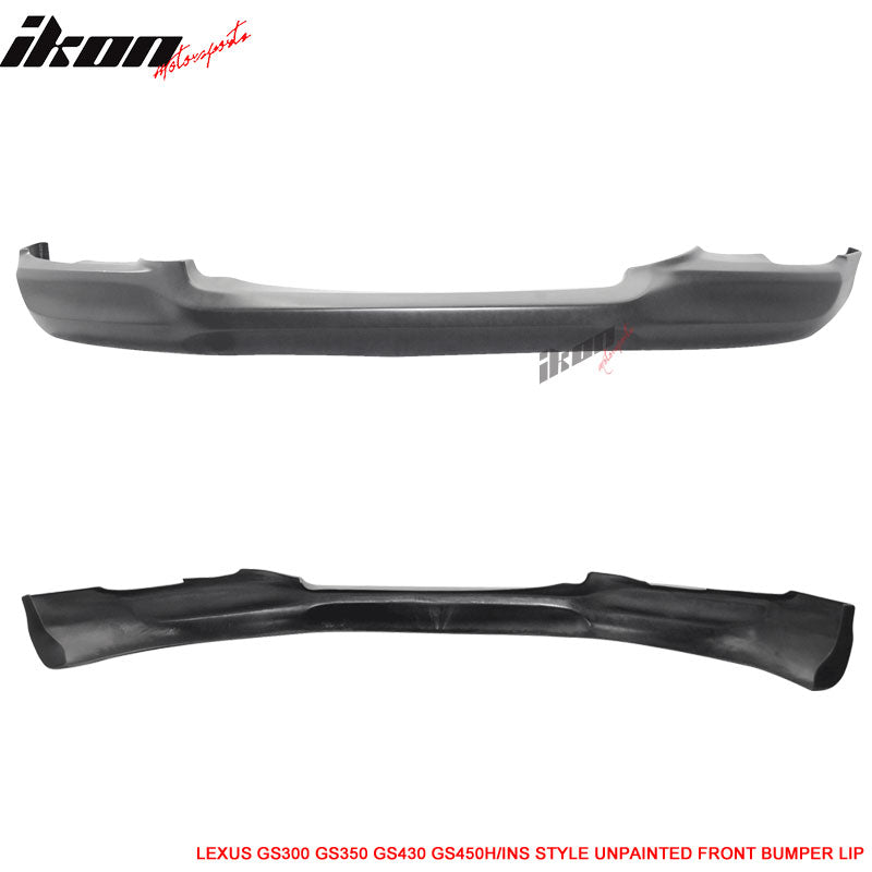 Compatible With 2006-2007 Lexus GS300 GS350 GS430 VIP Dub JDM Style Front Bumper Lip Urethane